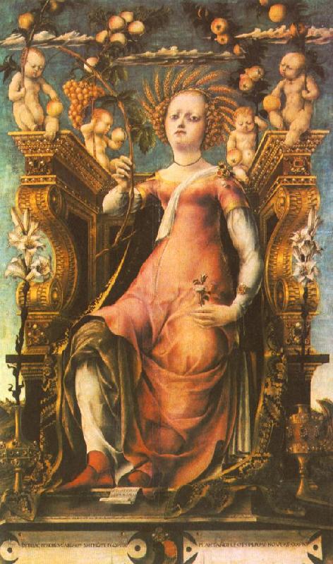 MICHELE PANNONIO Ceres Enthroned china oil painting image
